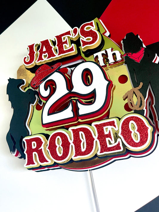 Rodeo Cake Topper
