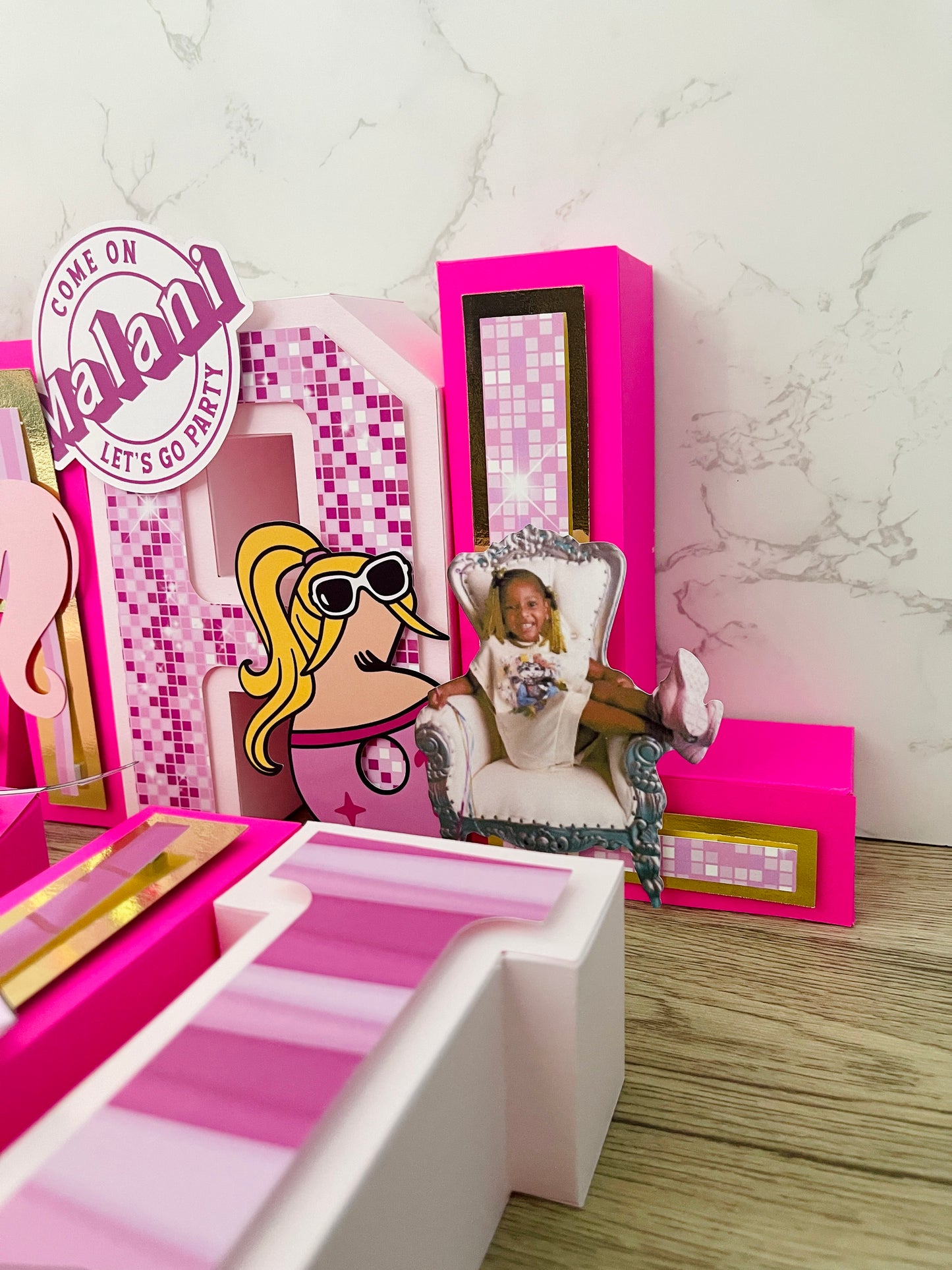 Barbie Decorated Letters